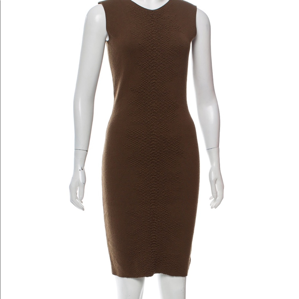 Akris wool knee length dress in pristine condition